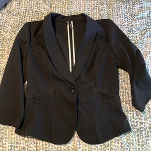 Black stretchy blazer